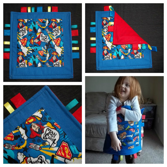 Taggie Cozy Warmer Superman Blanket